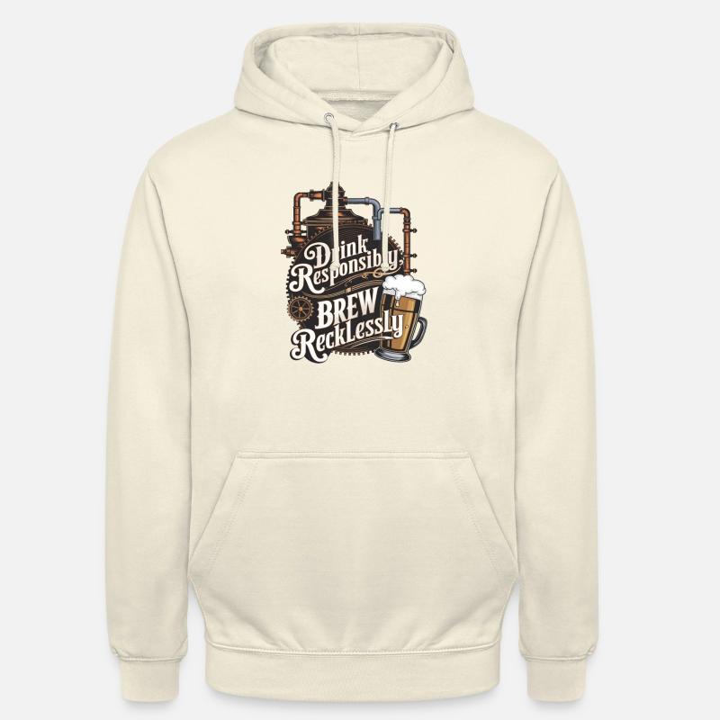 Buvez de manière responsable, infusez imprudemment - Sweat-shirt à capuche unisexe - vanille