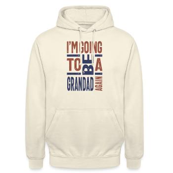 Ich werde wieder ein Großvater sein - Unisex Hoodie - Vanille-Milchshake - Vorne - Alina (178cm) & Michal (187cm)