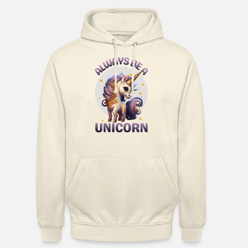 Sei immer ein Einhorn - Unisex Hoodie - Vanille-Milchshake