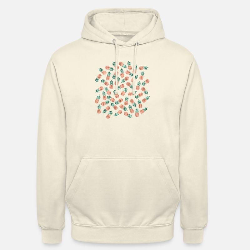 Pineapple Pattern - Unisex Hoodie - vanilla