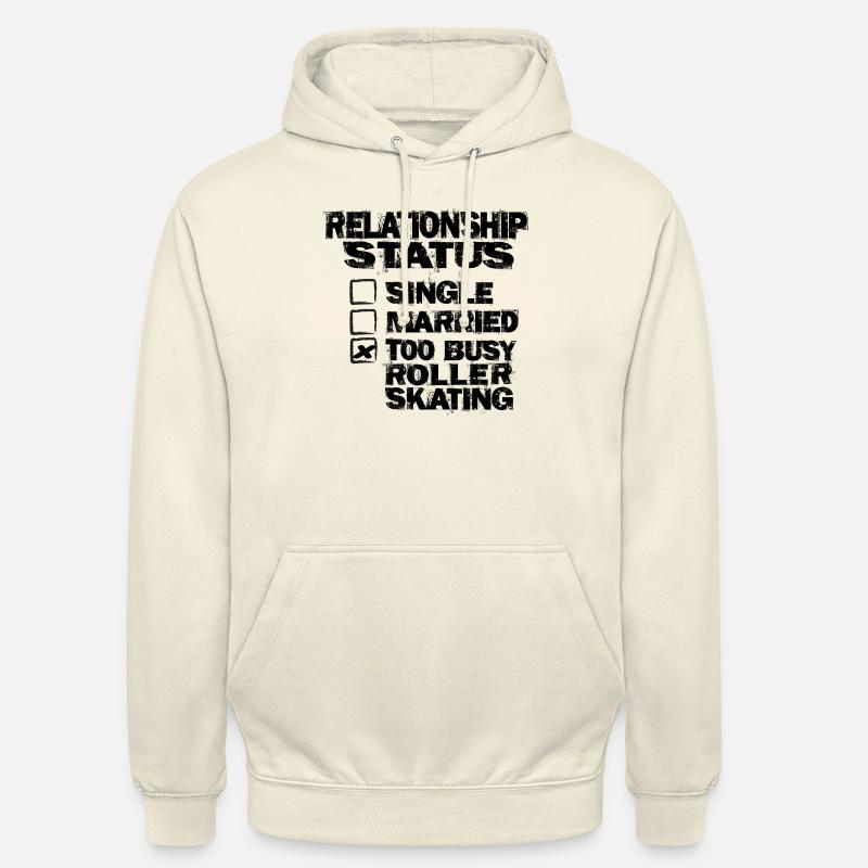 status roller skating - Sweat-shirt à capuche unisexe - vanille