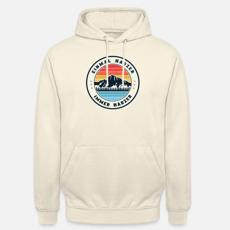 Einmal Harzer, Immer Harzer - Unisex Hoodie - Vanille-Milchshake