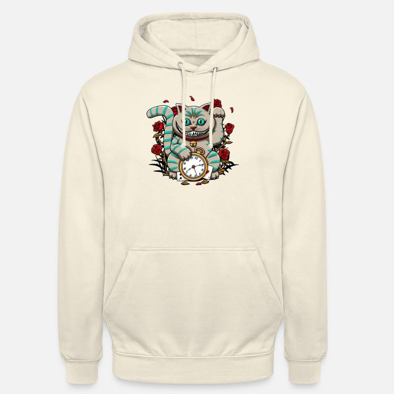 Cheshire maneki - Sweat-shirt à capuche unisexe - vanille