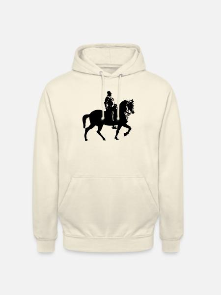 Pferd und Reiter - Unisex Hoodie - Vanille-Milchshake