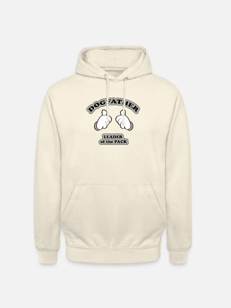 dogfather - leader of the pack - Unisex Hoodie - vanilla