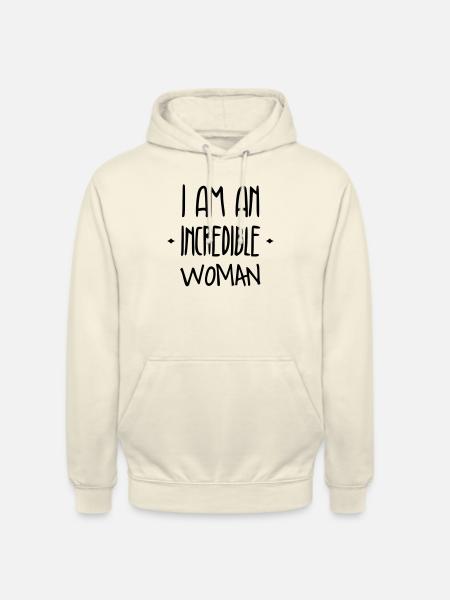 fille / fée / princesse / bébé - Sweat-shirt à capuche unisexe - vanille