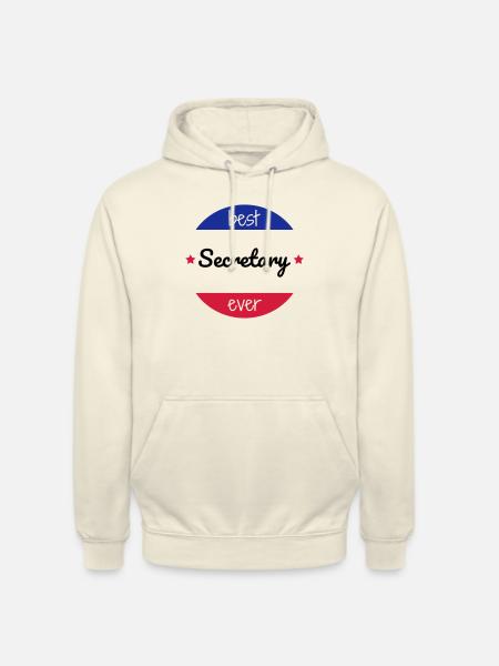 secrétaire / secrétariat / assistante / manager - Sweat-shirt à capuche unisexe - vanille