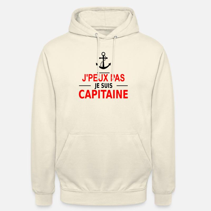 j'peux pas je suis capitaine - Sweat-shirt à capuche unisexe - vanille