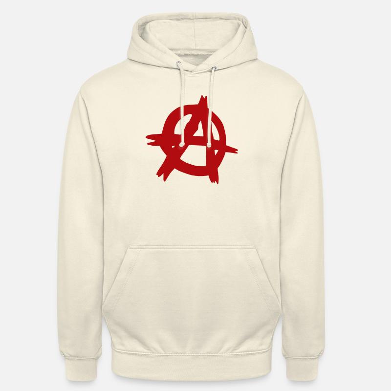 Anarquía - Sudadera con capucha unisex - batido de vainilla