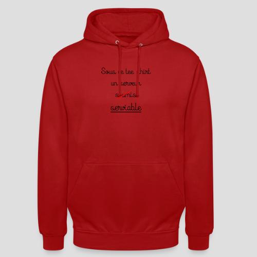 Serveur serviable 2 - Sweat-shirt à capuche unisexe