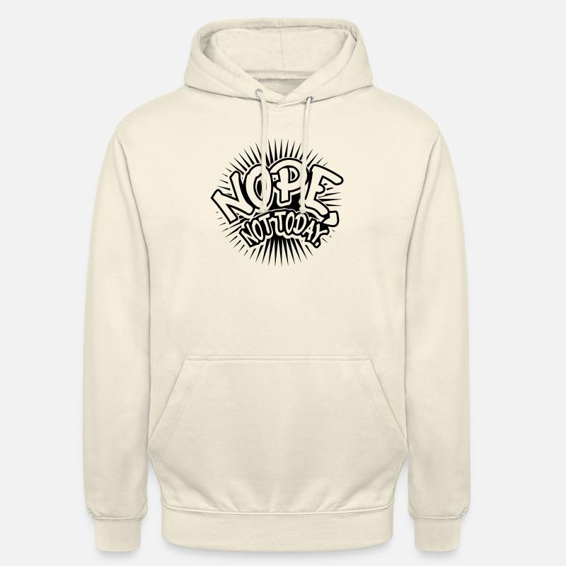 Nope Comic Schrift - Unisex Hoodie - Vanille-Milchshake