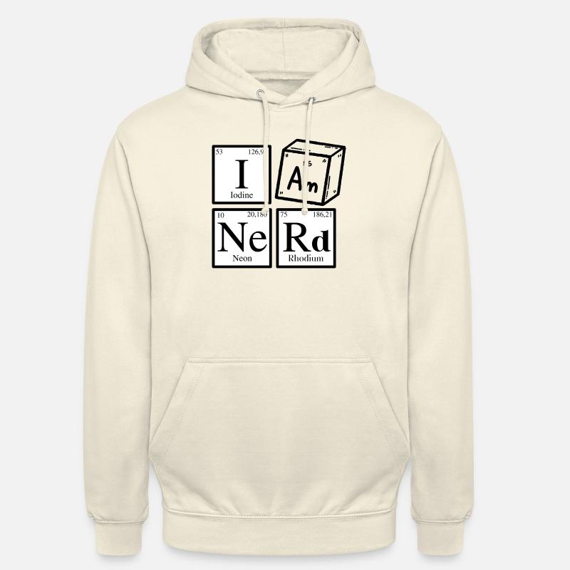 Ich bin ein Nerd - Unisex Hoodie - Vanille-Milchshake