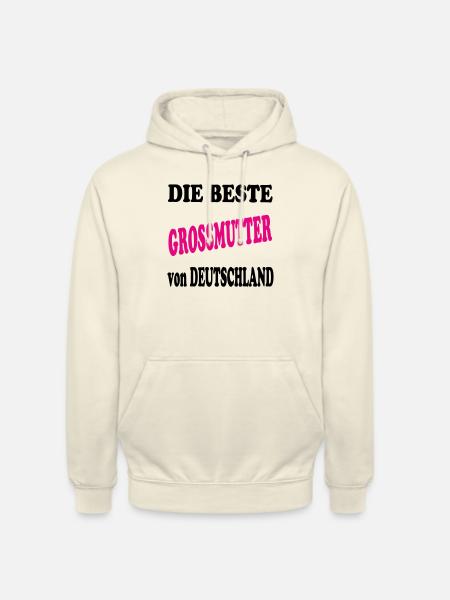 Der beste GROSSMUTTER - Sweat-shirt à capuche unisexe - vanille