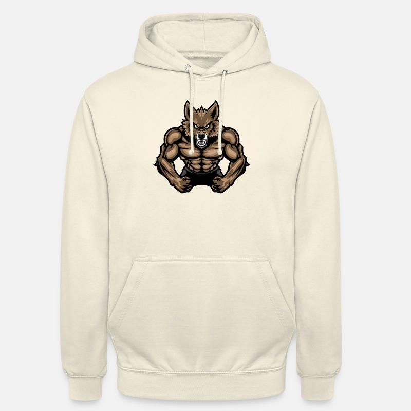 Lupo Lupo Mannaro - Felpa con cappuccio unisex - milkshake