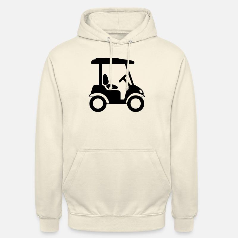 voiture de golf - Sweat-shirt à capuche unisexe - vanille