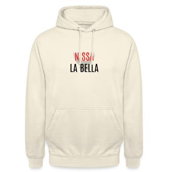 Nice - Sweat-shirt à capuche unisexe - vanille - Devant - Alina (178cm) & Michal (187cm)