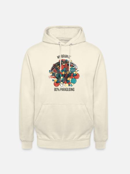 Paragliding Gleitschirm Paragleiter Paraglider - Unisex Hoodie - vanilla