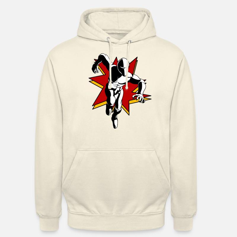 Strong Man - Sweat-shirt à capuche unisexe - vanille