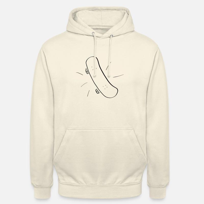 Skateboard Deck - Unisex Hoodie - Vanille-Milchshake