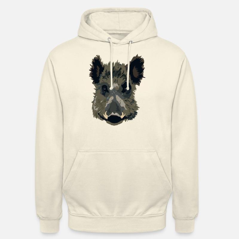 Wilsau oder Wildschwein als Geschenk - Unisex Hoodie - Vanille-Milchshake