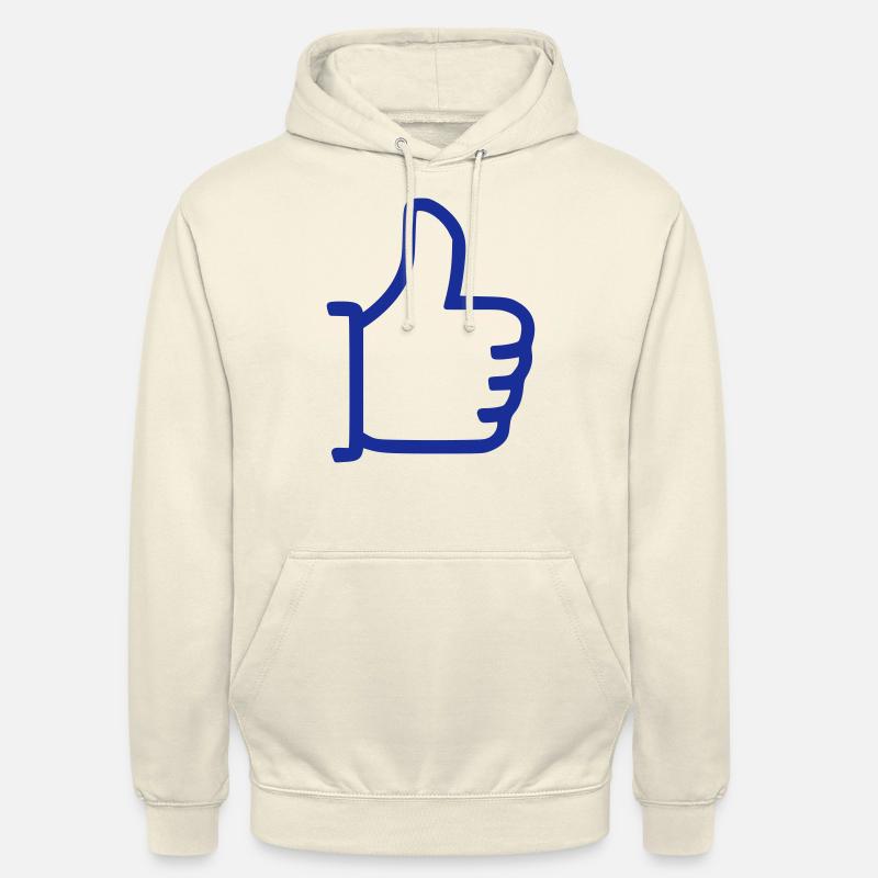 Comme - pouces vers le haut - Sweat-shirt à capuche unisexe - vanille