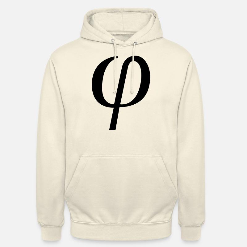 phi - Sweat-shirt à capuche unisexe - vanille