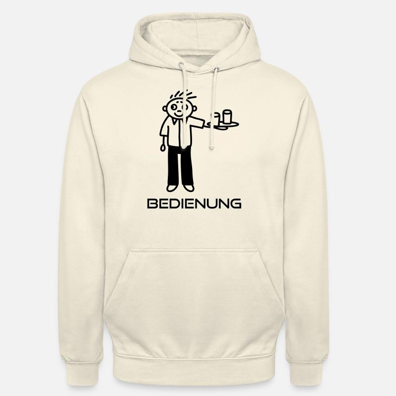 Bedienung - Kellner - Unisex Hoodie - Vanille-Milchshake
