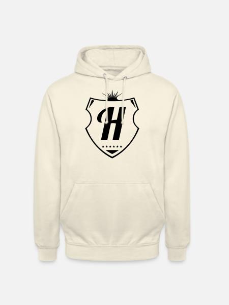 h letter - Unisex Hoodie - Vanille-Milchshake