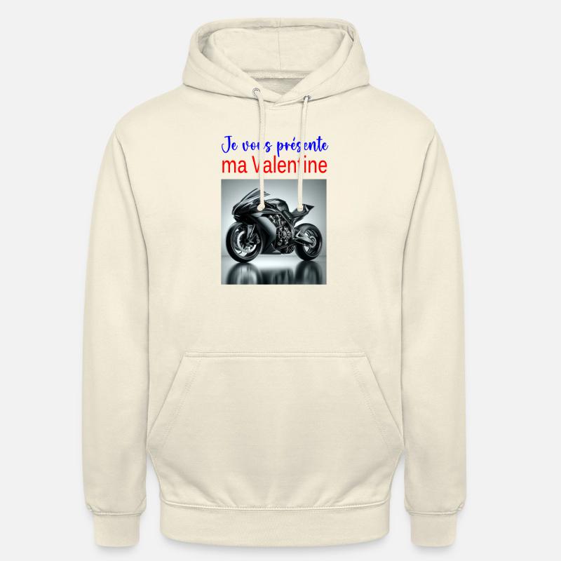 Je vous présente ma Valentine - Sweat-shirt à capuche unisexe - vanille