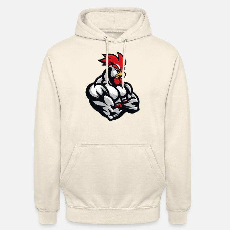 Hahn Comic - Unisex Hoodie - Vanille-Milchshake