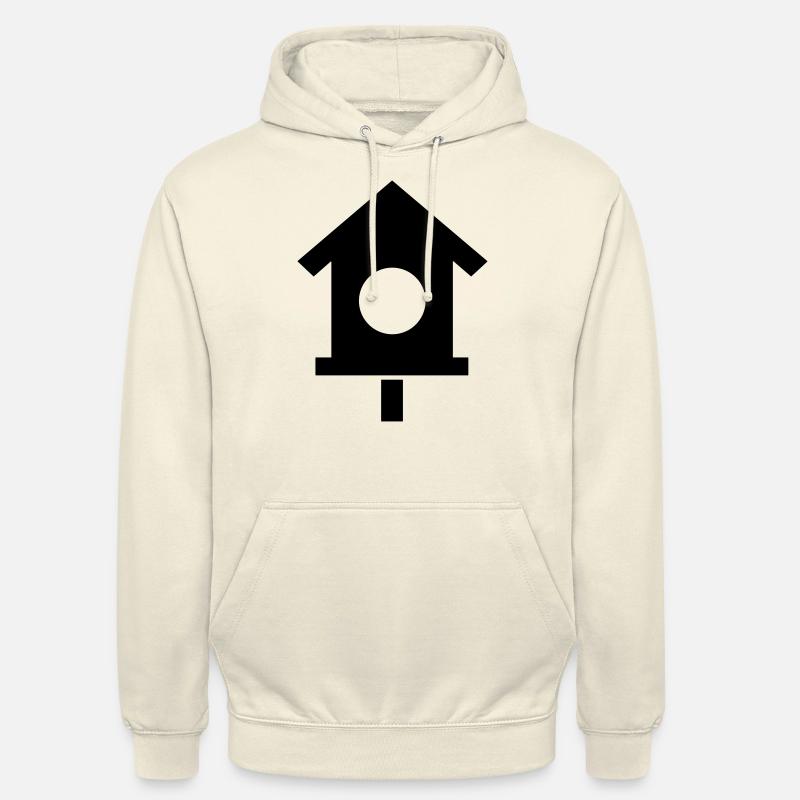 maison pour oiseaux - Sweat-shirt à capuche unisexe - vanille