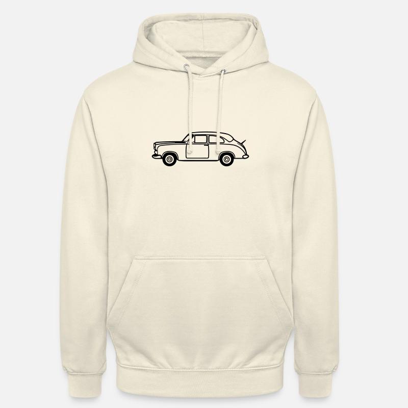 Voiture - Sweat-shirt à capuche unisexe - vanille