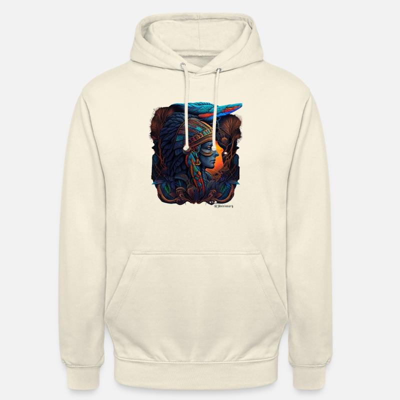 L’ de Sobek-Ra-ḥnwt par Mvisionary - Sweat-shirt à capuche unisexe - vanille