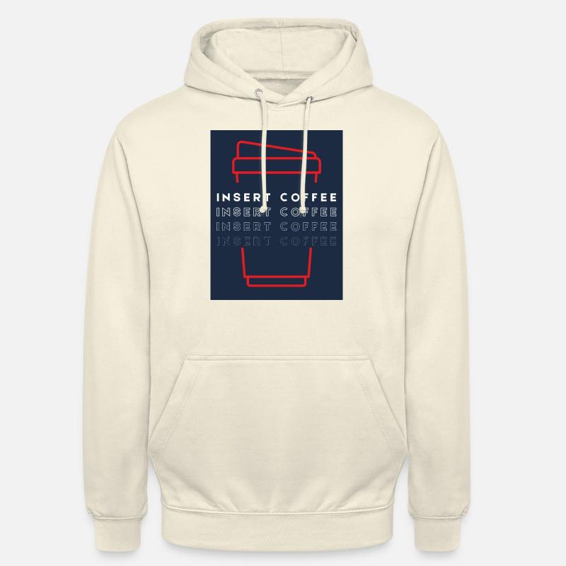 Insert Coffee Cup 2 LRPWBDBT - Unisex Hoodie - Vanille-Milchshake