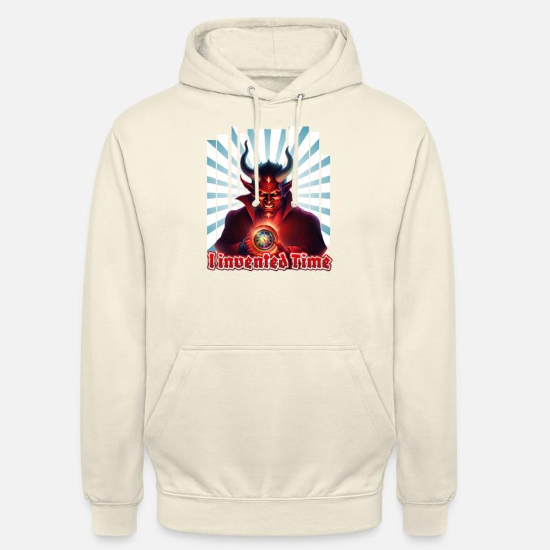 J’ai inventé le Temps - Sweat-shirt à capuche unisexe - vanille