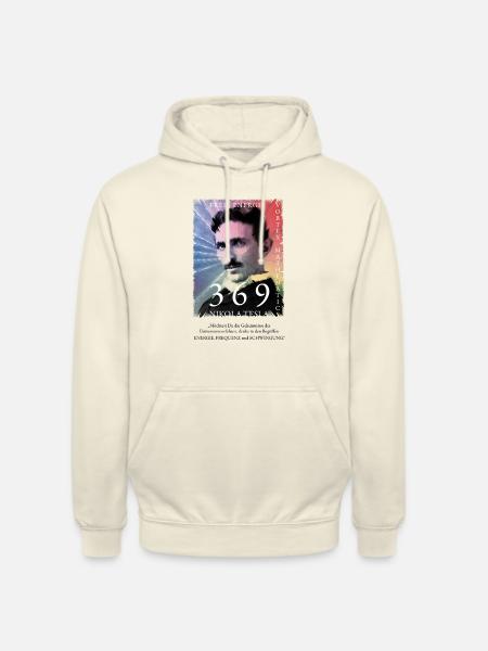 Nikola Tesla - Unisex Hoodie - Vanille-Milchshake