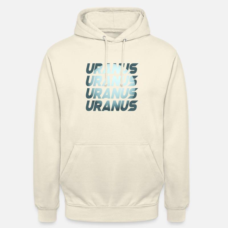 Conception d’Uranus - Sweat-shirt à capuche unisexe - vanille