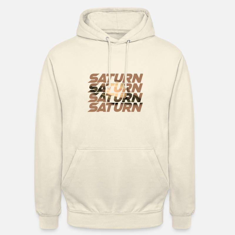 Conception de Saturne - Sweat-shirt à capuche unisexe - vanille