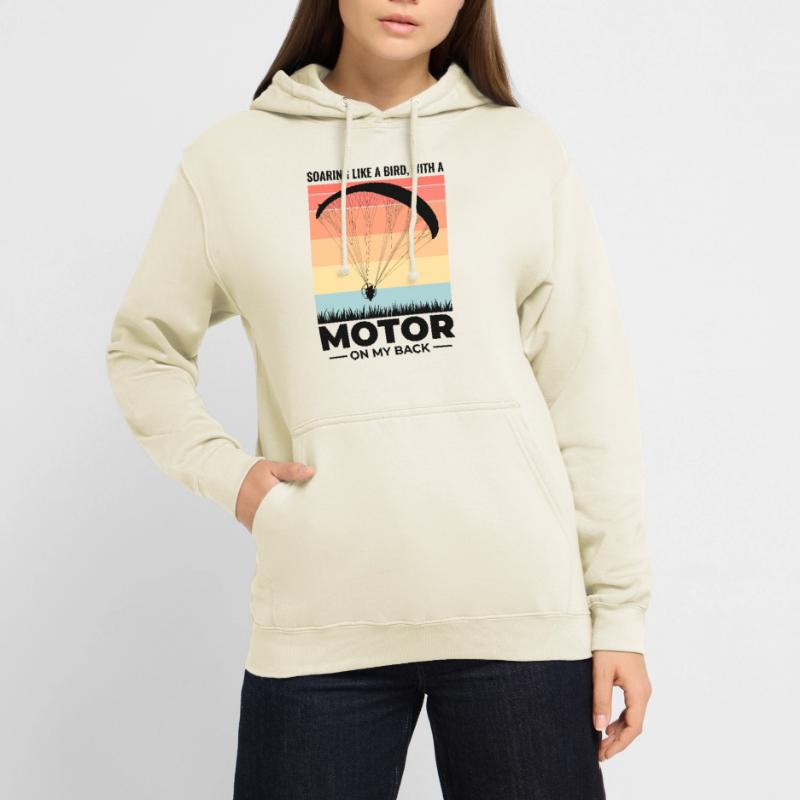 Paramotor Pilot Paramotoring Powered Paraglider Unisex Hoodie
