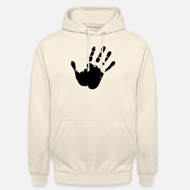 Main - Hand - Sweat-shirt à capuche unisexe - vanille