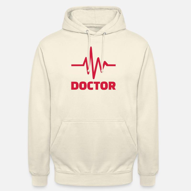 Doctor - Sweat-shirt à capuche unisexe - vanille