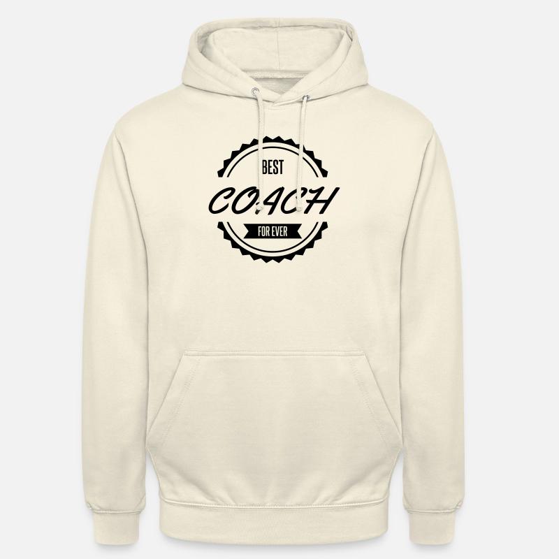 best coach - Sweat-shirt à capuche unisexe - vanille