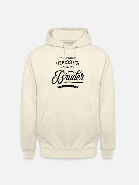 ich werde grosser bruder - Unisex Hoodie - Vanille-Milchshake