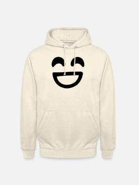 Smile Face Vector - Sweat-shirt à capuche unisexe - vanille