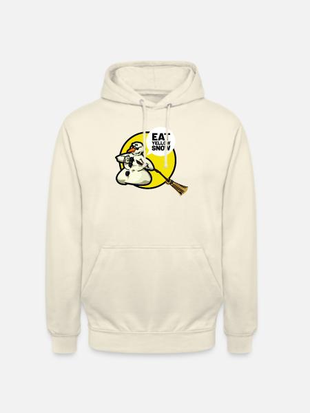 Bad Snowman Eat Yellow Snow - Unisex Hoodie - vanilla