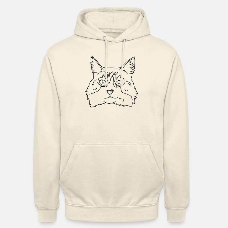 Katze - Unisex Hoodie - Vanille-Milchshake