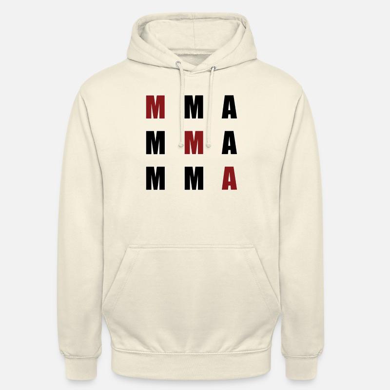 Cool MMA Martial Arts Pattern Gift - Sweat-shirt à capuche unisexe - vanille