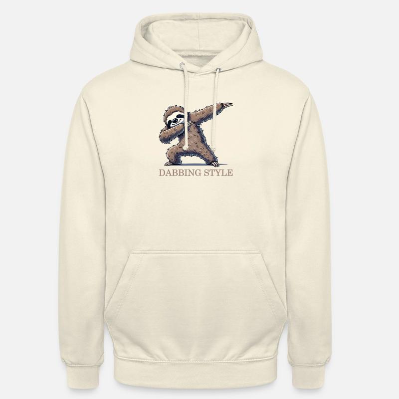 faultier dabbing - Unisex Hoodie - Vanille-Milchshake