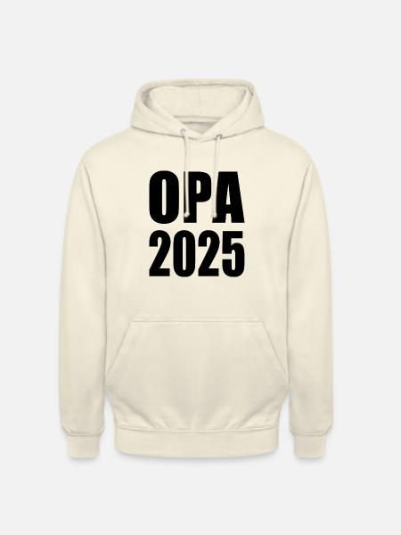 Opa 2025 - Unisex Hoodie - Vanille-Milchshake