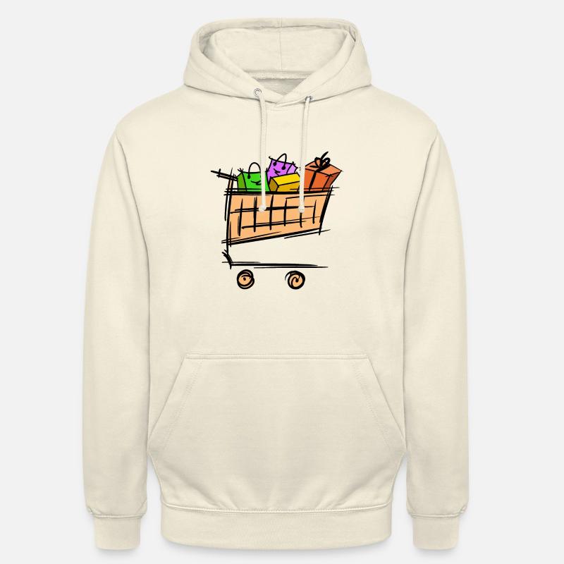Panier complet, promotion, vente - Sweat-shirt à capuche unisexe - vanille